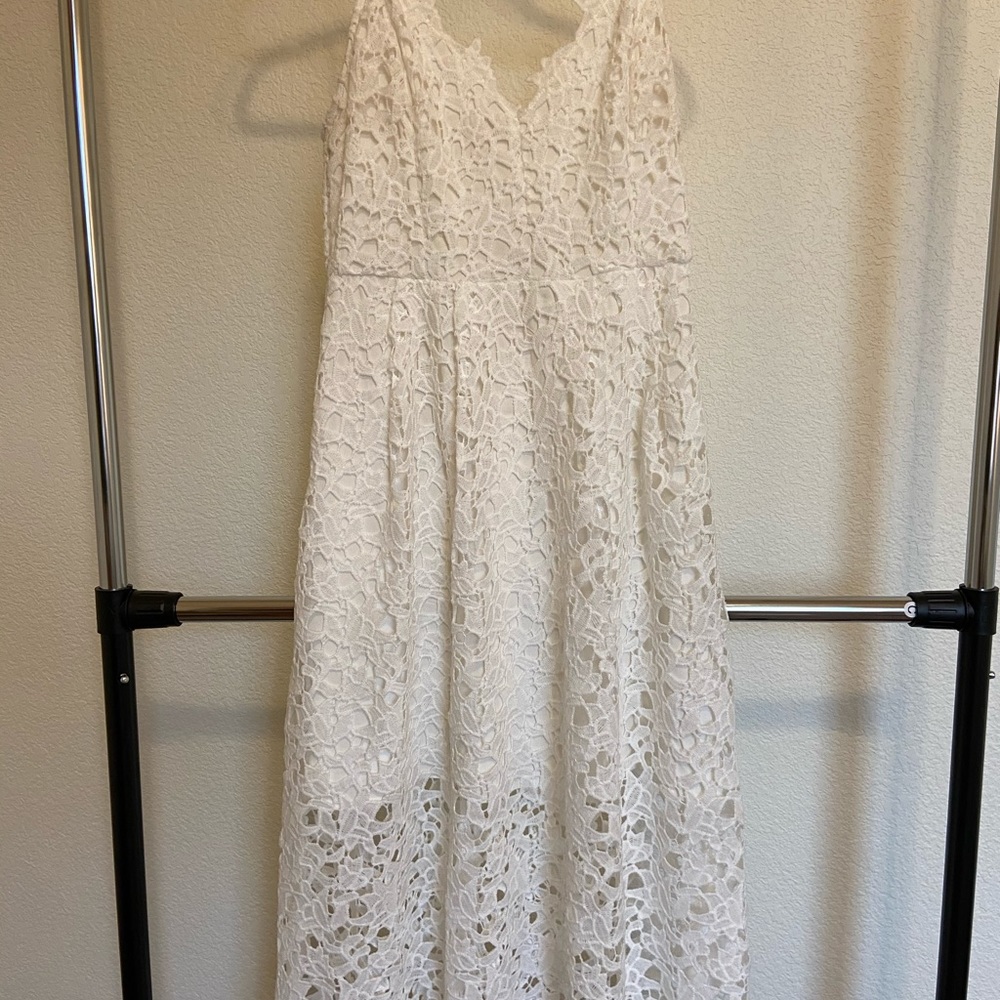 ASTR the label midi lace dress